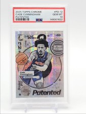 CADE CUNNINGHAM 2025-26 TOPPS CHROME PATENTED PISTONS B PSA 10 Q0902