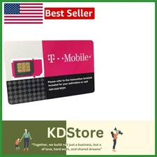 Prepaid SIM Card 30 Days Unlimited Talk Text Data USA GSM Unlocked