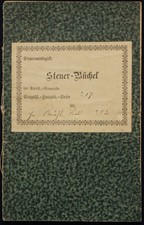 E2) Steuer Buch 1880 "Steuer - Büchel"