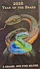 5 Gram Silver 2025 Green Year Of The Snake #189