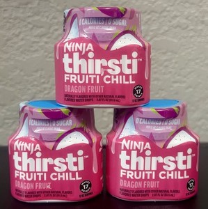 Ninja Thirsti Flavored Water Drops FRUITI CHILL Dragon Fruit Exp. FEB. 20, 2026