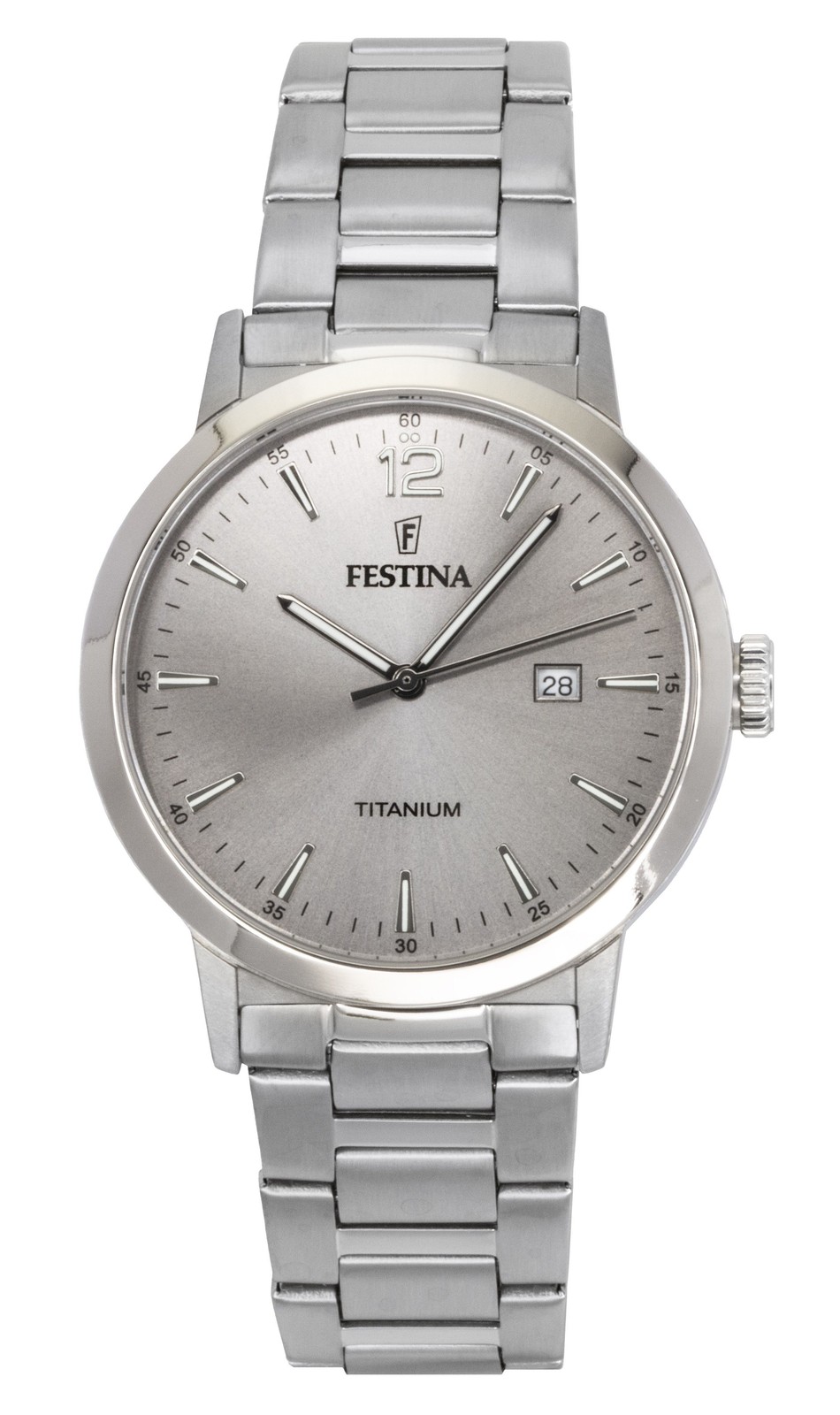 Festina Titanium Grey Dial Quartz F20435-2 Men's Watch
