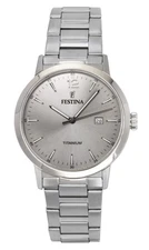 Festina Titanium Grey Dial Quartz F20435-2 Men's Watch