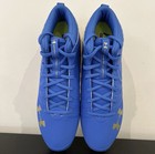Size 13 Wide Under Armour Nitro Mid MC Blue/Gold Football Cleats 3021426-407 — photo 3