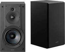 Sony CS Speakers, SS-CS5M2 3-Way 3-Driver Hi-Res Bookshelf Speakers Pair , Blac