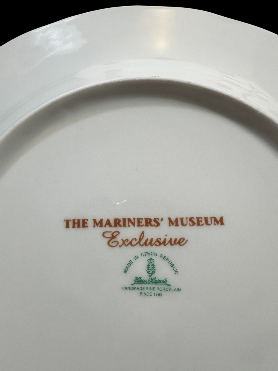 TITANIC FIRST CLASS DINNER PLATES MARINERS MUSEUM HAAS & CZJZEK