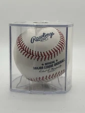 Rawlings Official MLB Major League Baseball w Display Cube Case SEALED Manfred 