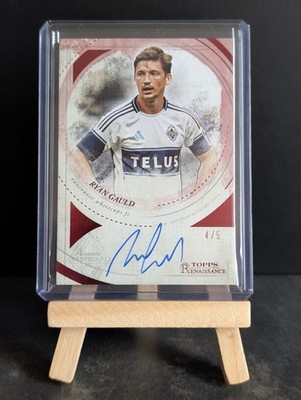 Topps Chrome MLS 2025 Ryan Gauld Renaissance On Card Auto /5 Vancouver Whitecaps