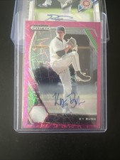 Ky Bush 2021 Panini Prizm Draft Picks #PDP45 Pink Velocity Prizm RC