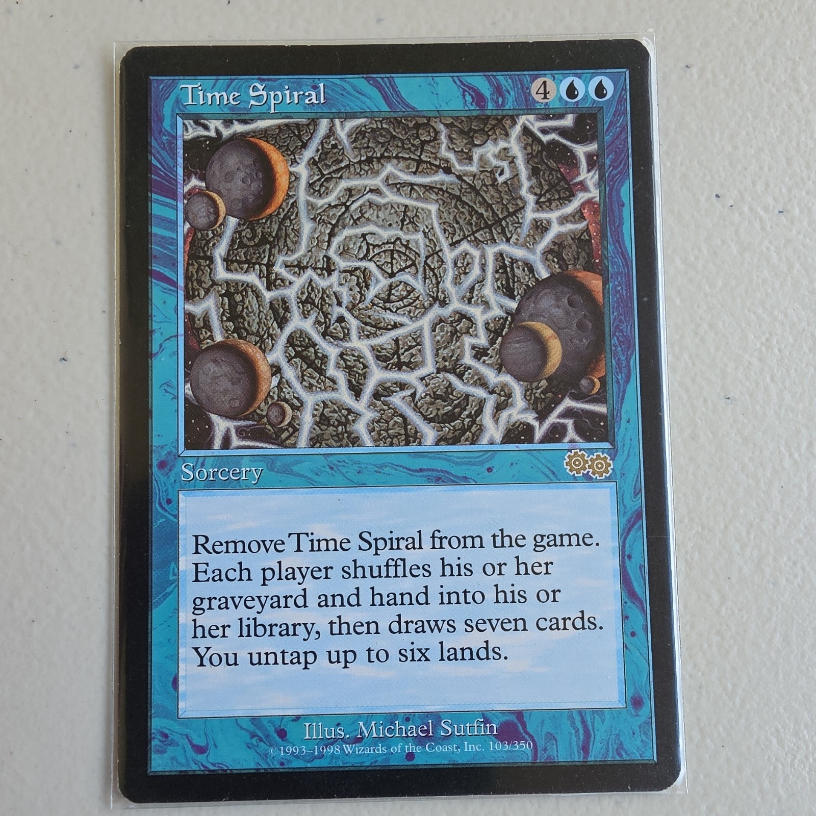 Time Spiral #103 Urza's Saga Rare Blue Sorcery Regular MTG Wizards English