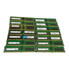 16GB DDR4 PC4-2400T Server RAM MIXED BRANDS MIXED MODELS LOT 14