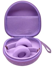 Hard Travel Case for On-Ear Foldable Headphones(PURPLE) CASE ONLY.