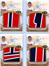 JOE MAUER 2015 TOPPS TIER ONE PRODIGIOUS GAME USED PATCH AUTO FULL SET 1-10 /10