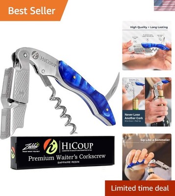 HiCoup Wine Opener - Professional Corkscrews for Wine Bottles w/Foil Cutter a...