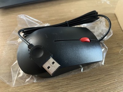 Lenovo Essential USB kabelgebundene Maus 00PH133 schwarz