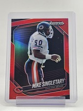 MIKE SINGLETARY 2025 PRIZM BLACK RED #23 BEARS /299 Q2550