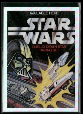 2021 Topps Chrome Star Wars Galaxy #V-7 Death Star Racing Set Vintage Star Wars