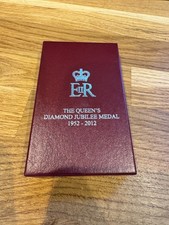 The Queen&rsquo;s Diamond Jubilee Medal 1952-2012 Empty Presentation Box