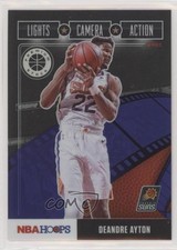 2019-20 NBA Hoops Premium Stock Lights Camera Action Purple DeAndre Ayton #4 uk2