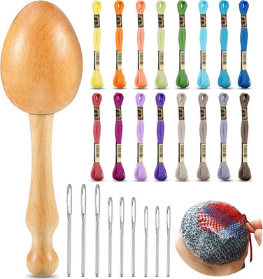Darning Egg for Socks Wooden Knit Patch Kit(Multiple Color)