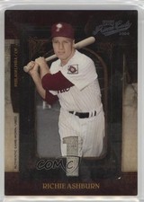 2008 Playoff Prime Cuts Jersey Number Jerseys 6/25 Richie Ashburn #75 HOF 4f5