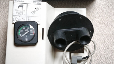 Füllstandmessanlage Schmutzwasser VDO Marine Ultraschall analog kmpl. neu