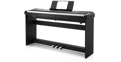 Donner E-Piano 88 Tasten, Halb Gewichteten Anfänger Klavier, Digital Piano