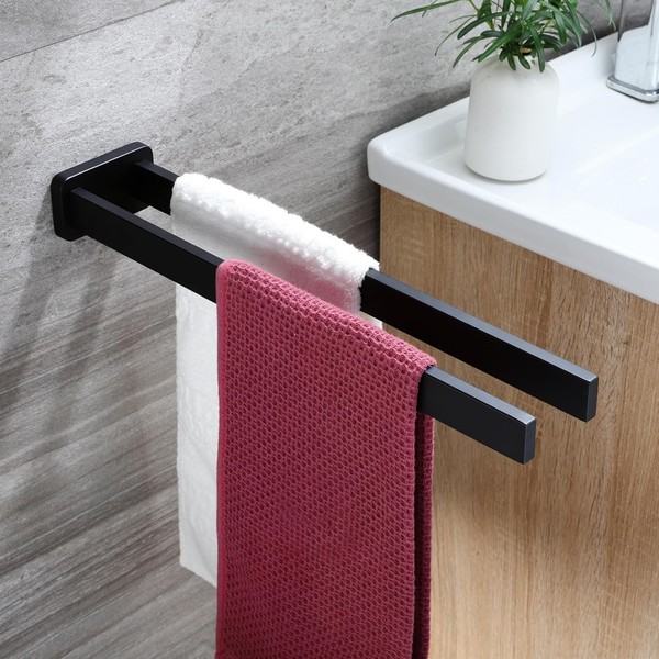 Wand Handtuchhalter Edelstahl Zweiarmig 40Cm Doppelt Badetuchhalter Badezimmer-image