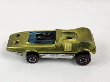Hot Wheels Redline Peeping Bomb Olive Yellow Nice Body Rare Hong Kong READ DESCR