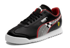 PUMA BOYS BLACK SHOE SF ROMA 339973 01J