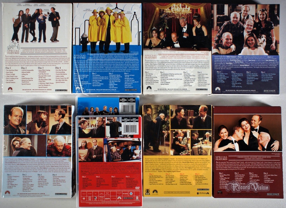 Frasier (DVD) • 1, 2, 3, 4, 5, 6, 7, 8, 10, Kelsey Grammar, Jane