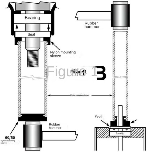 37 Pezzi Kit di Montaggio Cuscinetti Sigillati Strumento di Rimozione e Montaggio Cuscinetti - Foto 4 di 6