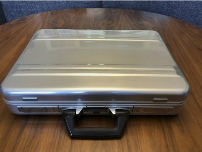 halliburton aluminum briefcase