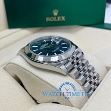 Rolex 126300 Datejust 41mm Blue Index Dial Jubilee Bracelet Stainless Steel 8
