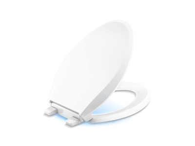 NIGHTLIGHT TOILET SEAT Ready Latch Elongated WHITE