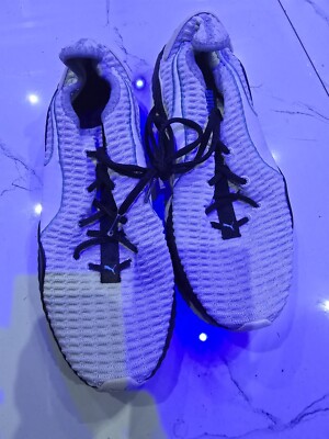 Puma Women's Defy Trainer Shoes Lace Up Athletic Black White