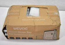 WeVac Vacuum Storage Bags 20 Pieces Assorted Sizes w Electric Pump Travel Use