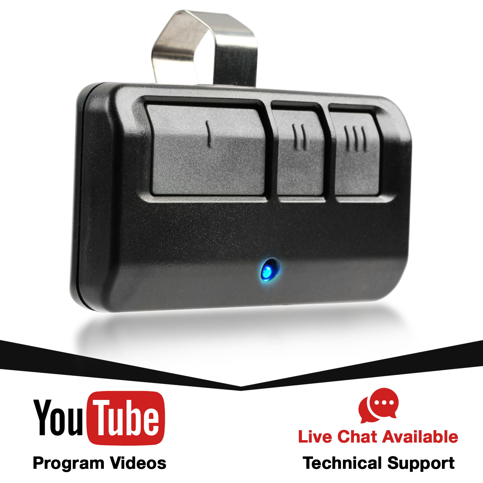 For 893LM 953estd Remote Control Yellow Learn Button Liftmaster 891lm ...