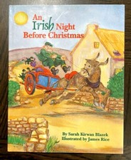 VINTAGE AN IRISH NIGHT BEFORE CHRISTMAS Rice 2003 Printing IC3