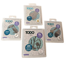 TODO Letterpress Hot Foil Plate, Birds Branches Aviary Theme, Set of 4 Packages