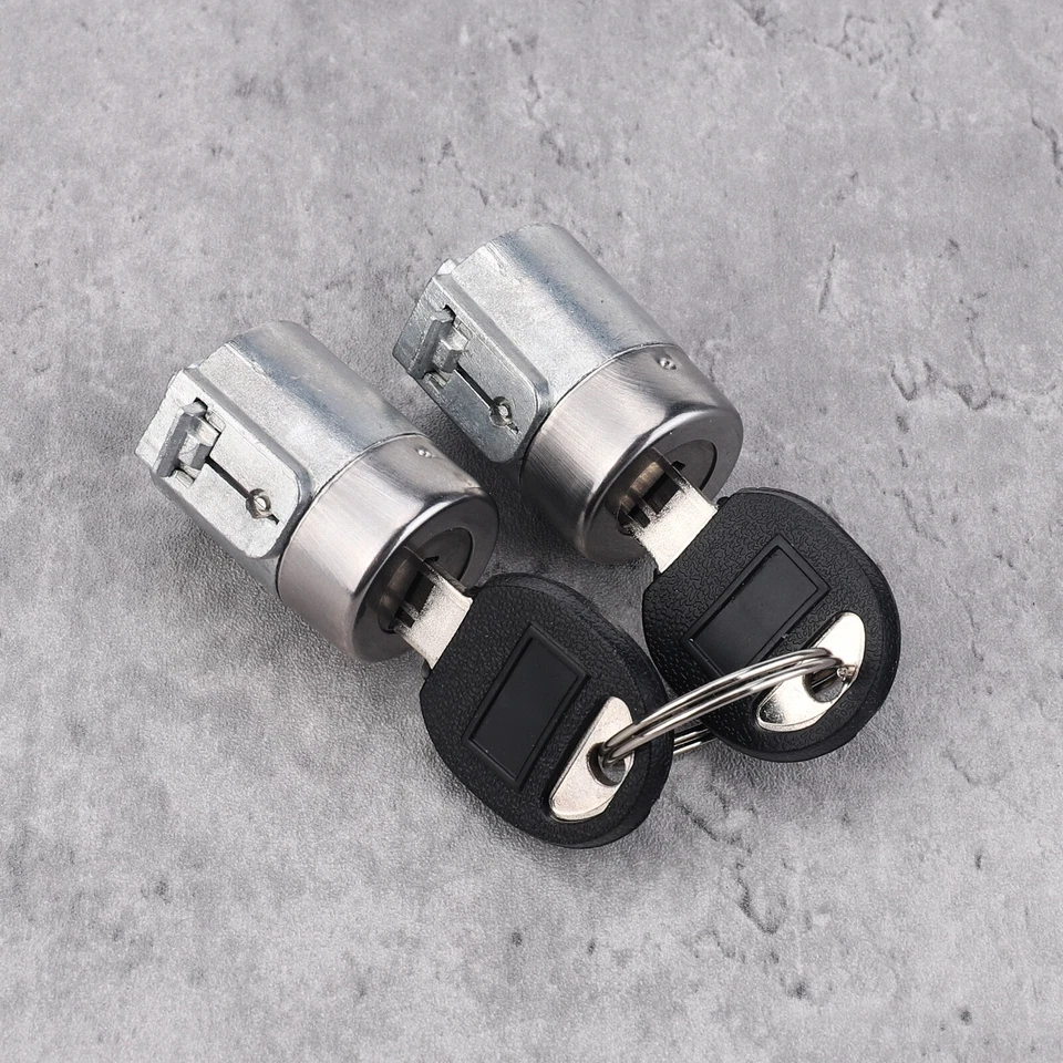 Front PAIR Door Lock Cylinder Set of 2 For Chevrolet C/K 1500 2500 3500 1988-95 - Image 4 of 4