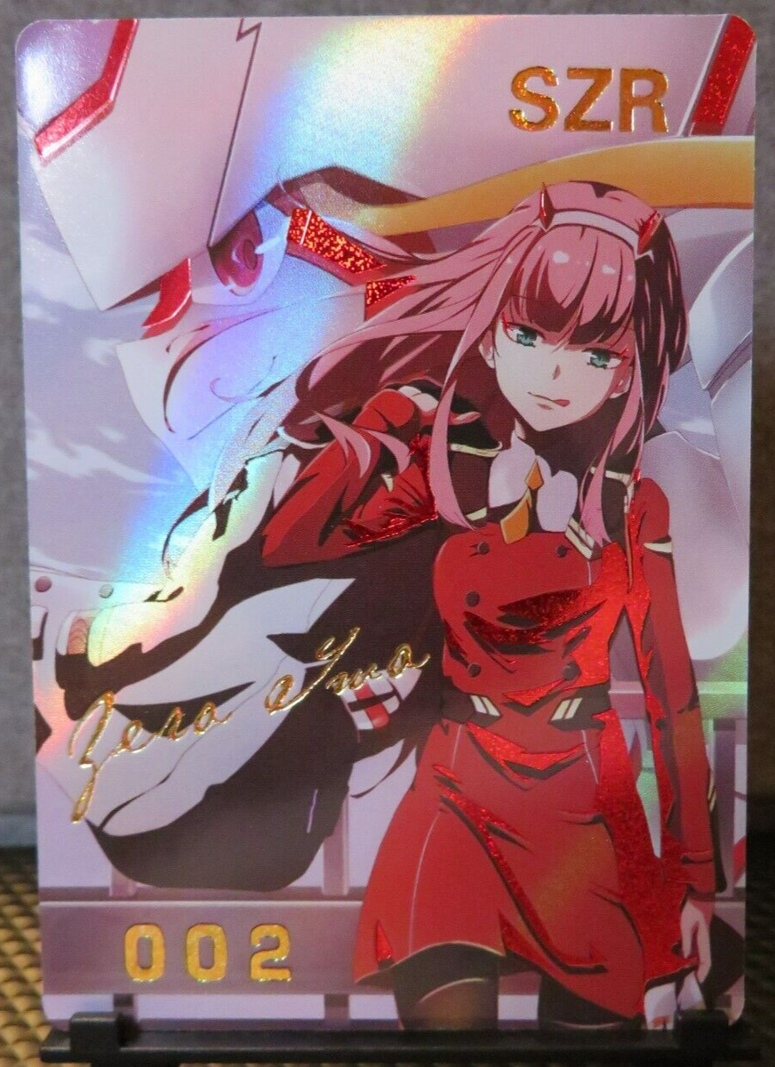 Zero Two 002 Signature Waifu SZR Card Anime Goddess Story CCG NM