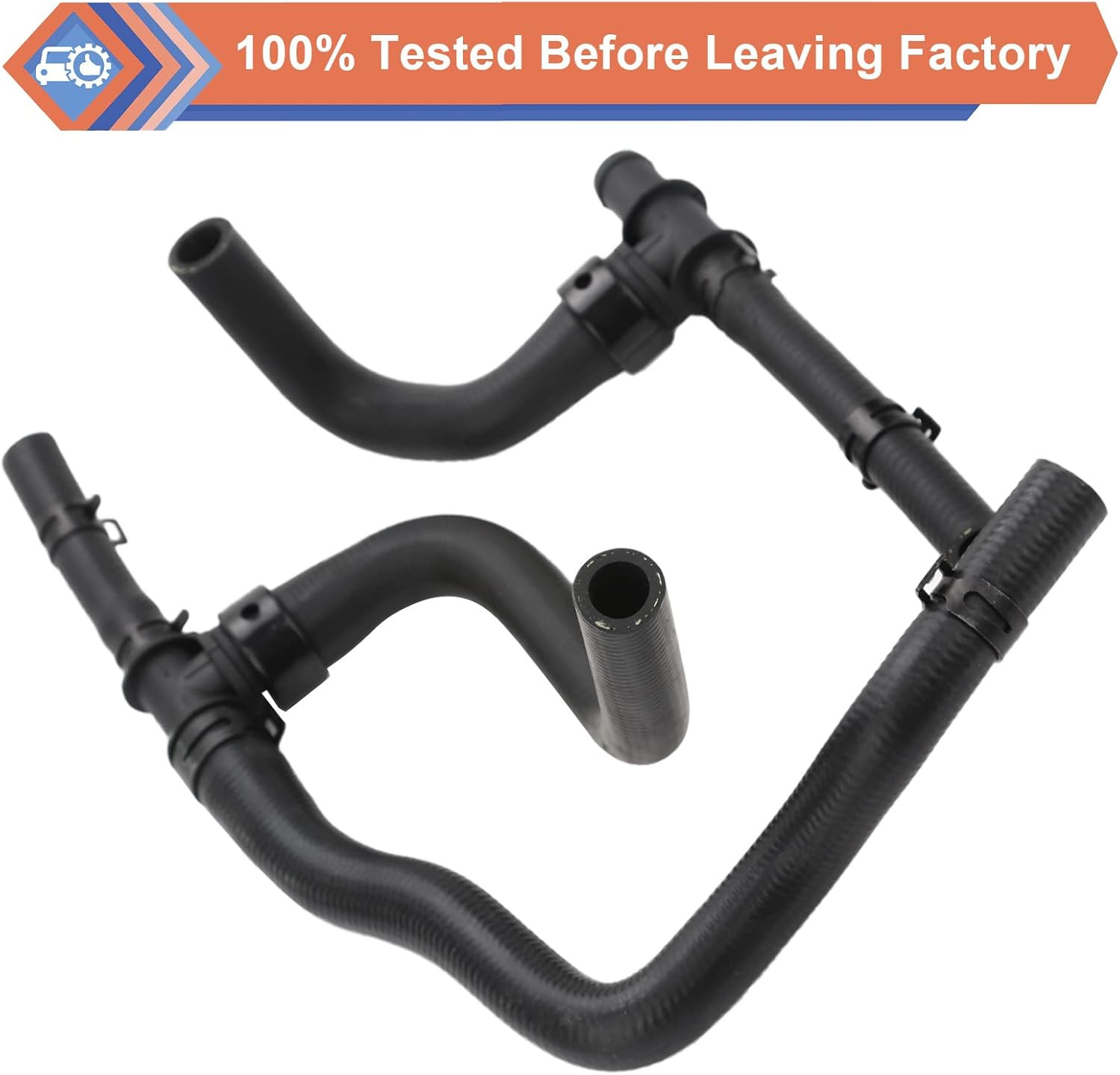 HVAC Heater Hose Pipe Kit with TEE for Return Compatible with Dodge Vehicle 2008