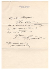 Edwin Meredith 1876-1928 Signed Letter Autographed Founder Better Homes Gardens