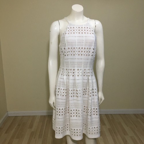 Eliza J Dress Women's S White Eyelet 