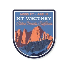 Mt. Whitney Decal Sticker