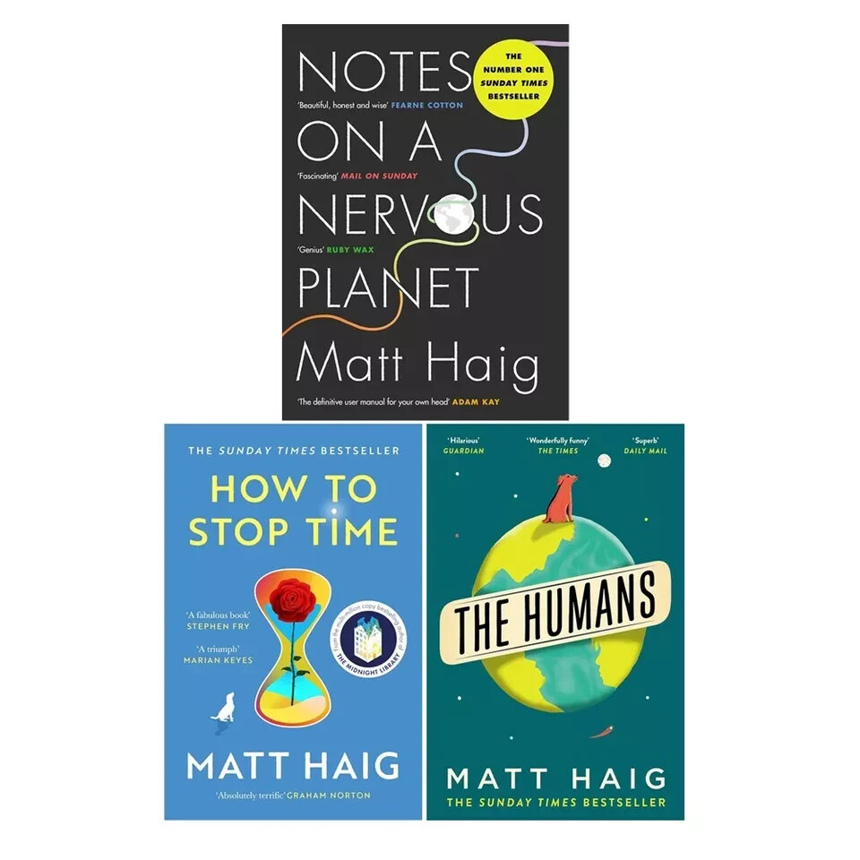 Matt Haig Collection 3 Books Set Notes on a Nervous Planet, How to Stop Time - Image 3