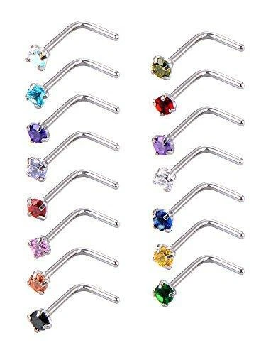 Curved nose 2024 ring stud