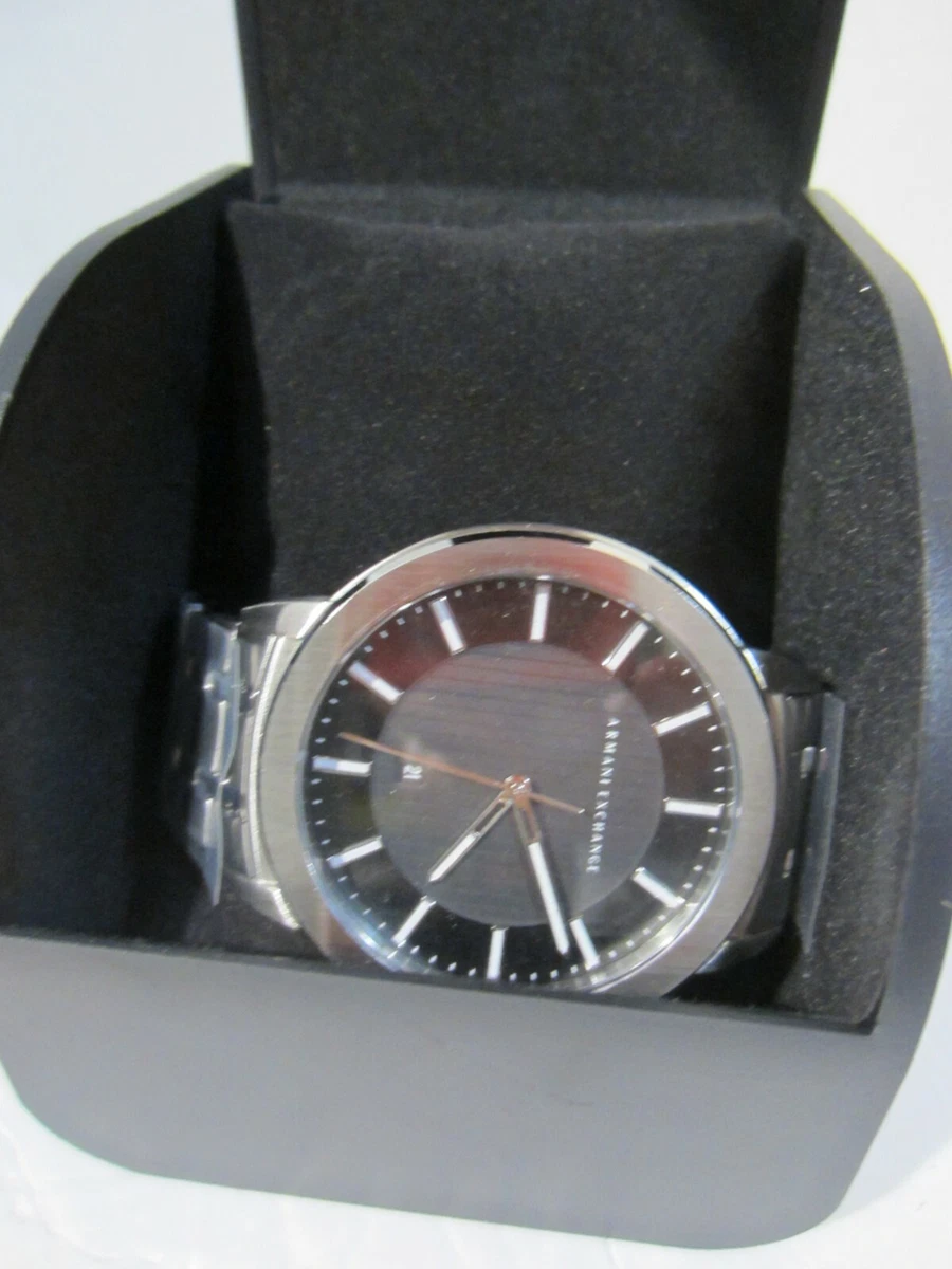 Armani Exchange date steel watch AX1455 New eBay
