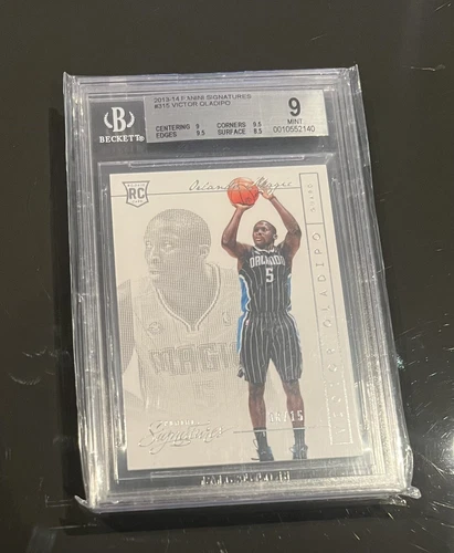 2013-14 Panini Signatures VICTOR OLADIPO #315 RC Rare Rookie SSP  08/15 BGS 9